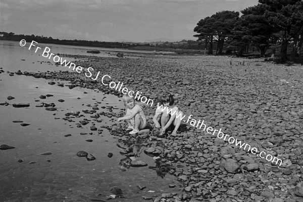 CHILDREN AT LAKE